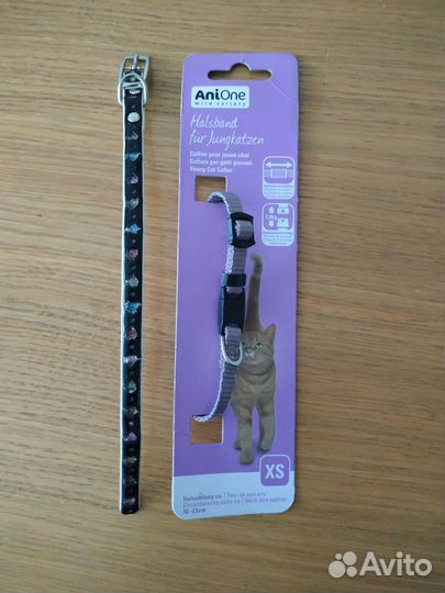 Ошейник для кошки, Германия, новый и б/у, пакетом