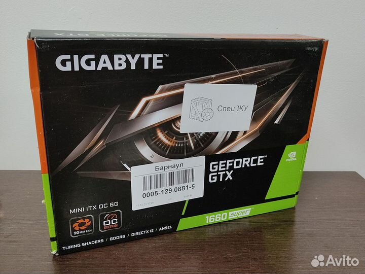 Gigabyte gtx 1660 super 6 Gb