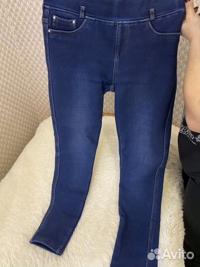 Джинсы утеплённые