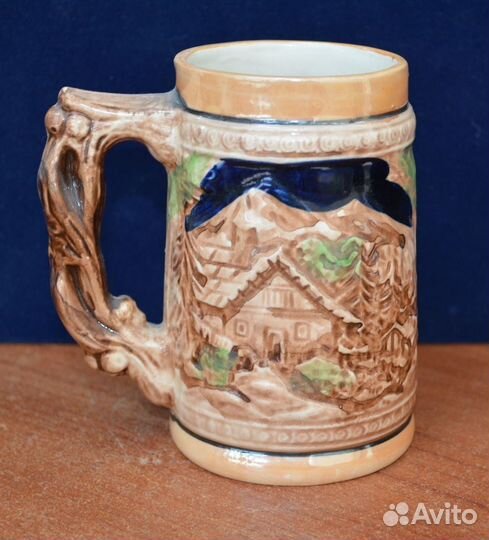 Пивная кружка. япония. высота 12 см