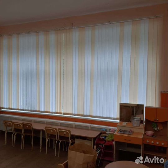 Жалюзи вертикальные в детсад