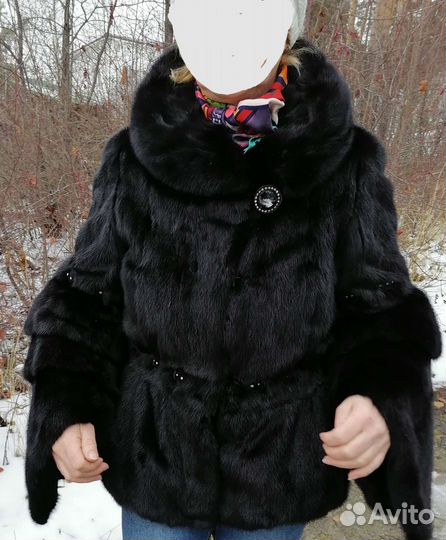 Шуба норковая 46