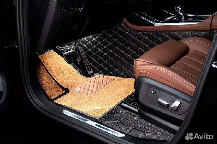 3D Коврики Range Rover Салон Багажник из Экокожи