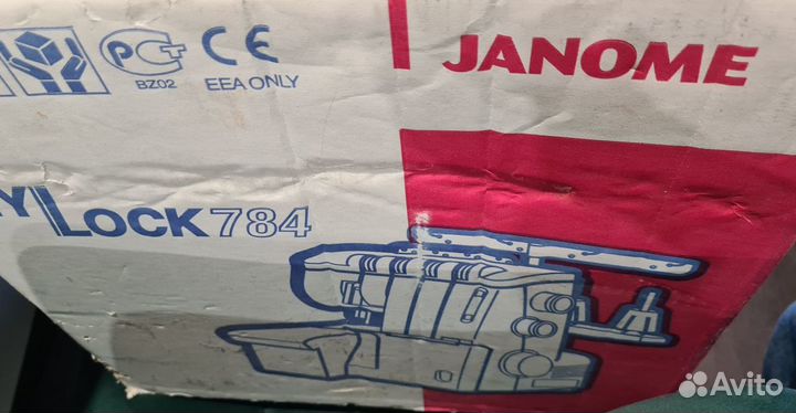 Оверлок janome 784