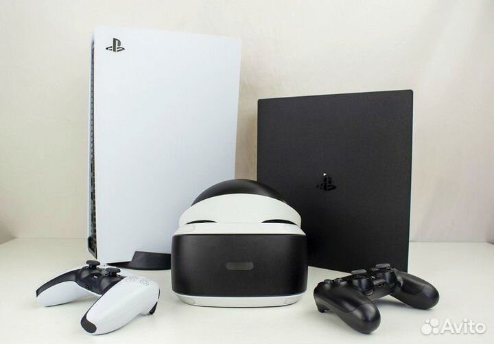 Аренда игровых приставок PS4, PS5, VR, VR2, xbox