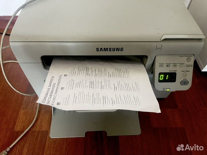 Принтер samsung scx 3400