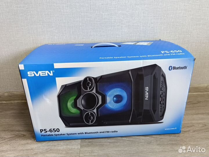 Портативная акустика sven PS-650