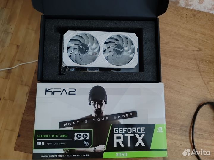 Видеокарта KFA2 GeForce RTX 3050 X White 8GB