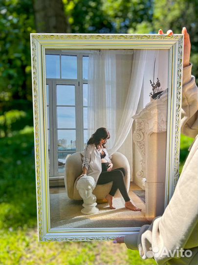 Портрет по фото на холсте