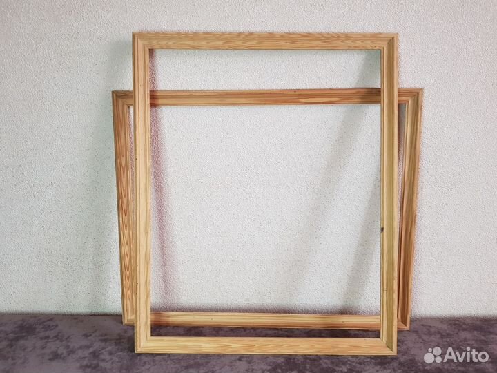 Деревянная рамка для картин рисунков постеров фото