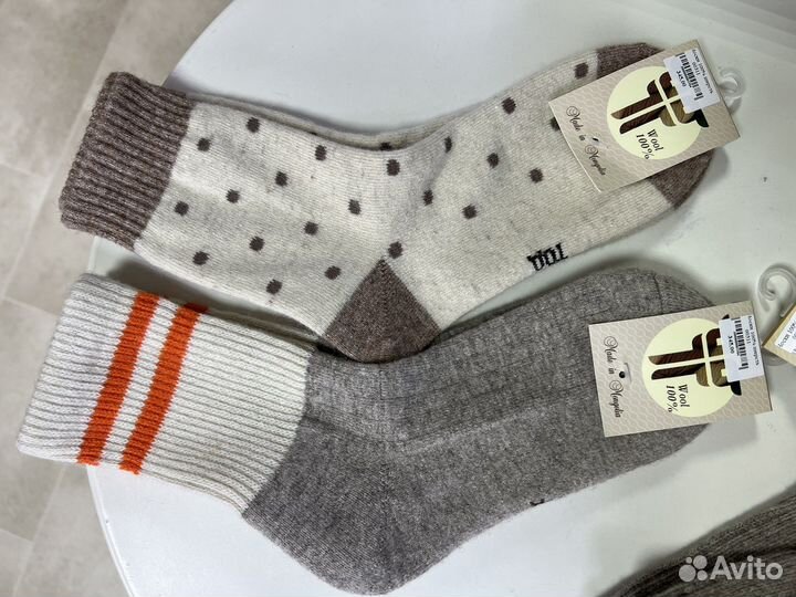 Носки из натуральной 100 шерсти