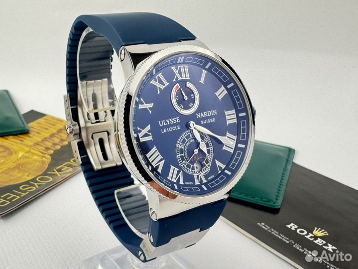 Часы мужские ulysse nardin le locle blue