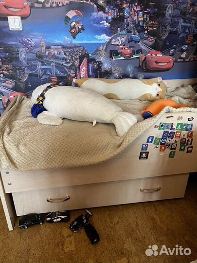 Детская кровать от 3 лет с матрасом бу