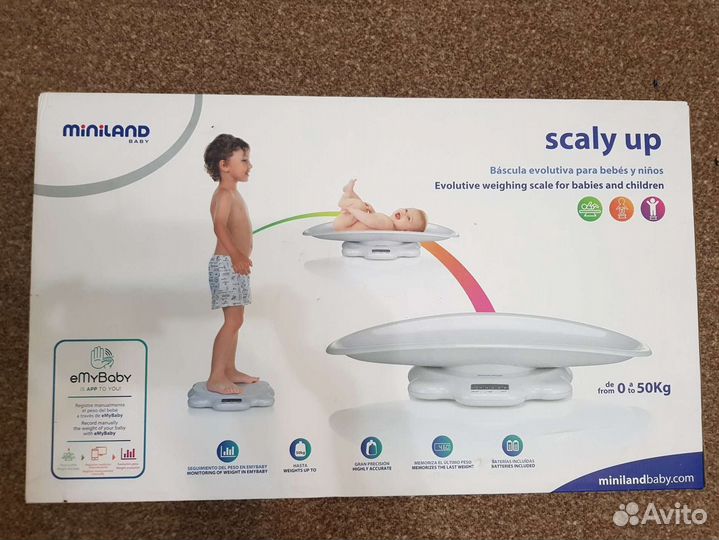 Электронные весы для детей Miniland Scaly Up