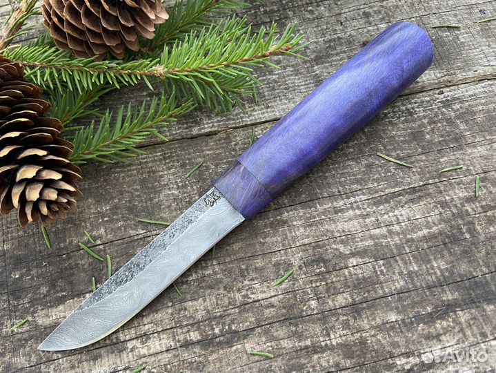 Туристический нож «Манси» Дамасская сталь