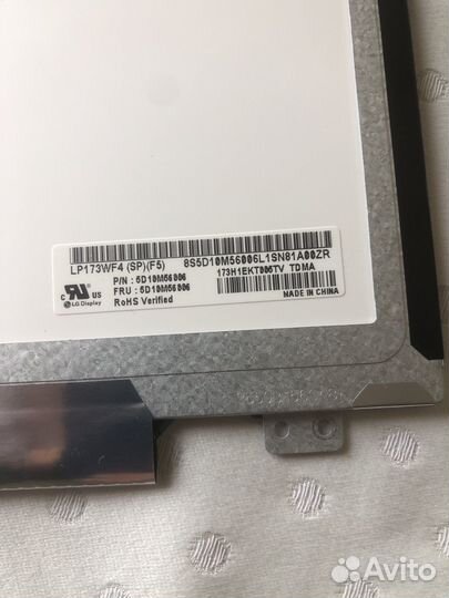 Матрица 17.3 30pin 1920x1080