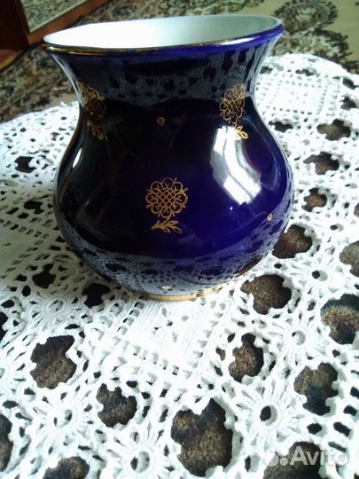 Фарфоровые ваза СССР, кобальт