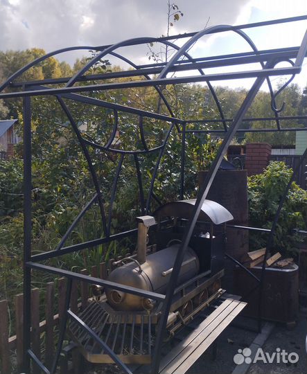 Мангал паровоз / мангальная зона