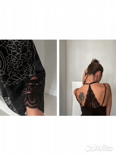 Шелковый комплект белья