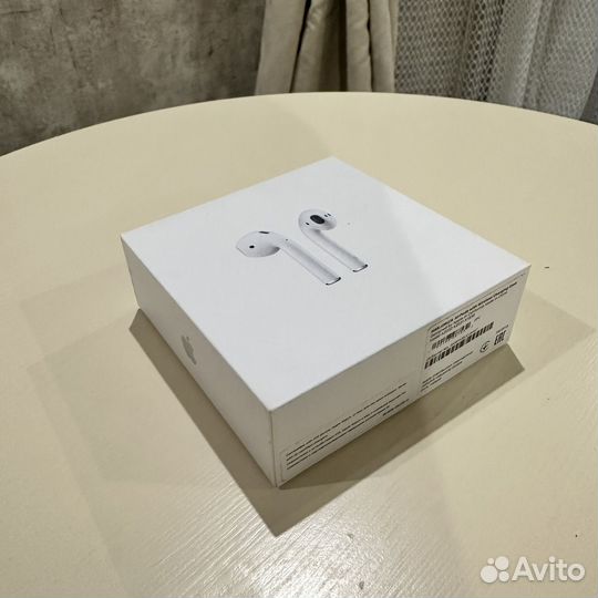 Коробка от airpods оригинал с чеком