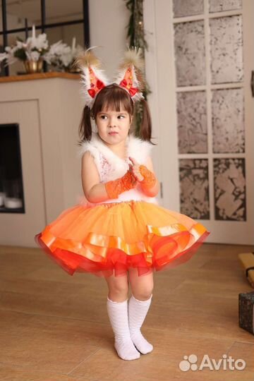 Белка костюм аренда 2-7 лет