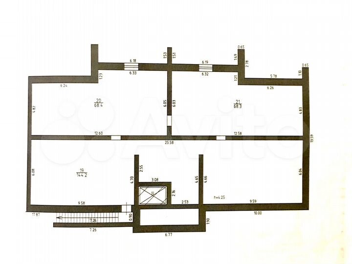 Помещение с ремонтом, цоколь, 281 м² (собственник)