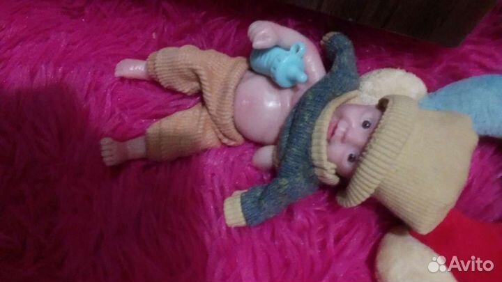 Кукла Реборн мини силикон рост 15-17см.Новый