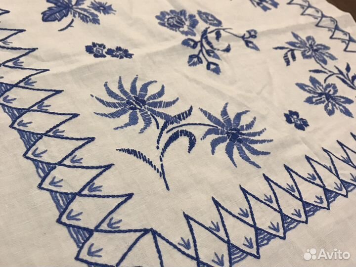 Старинная вышивка гладью