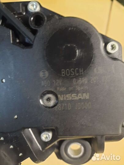Моторчик дворника задний Nissan Qashqai 2006-2013