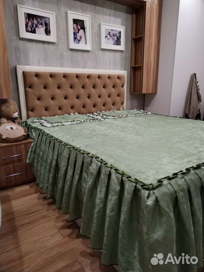 Покрывало на 2 х спальную кровать бу