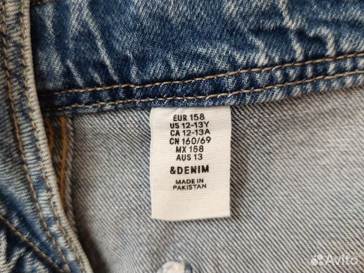 Джинсовый комбинезон H&M, 158 см