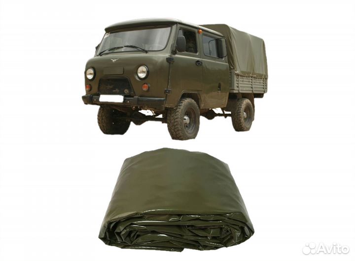 Тент на УАЗ 39094, Фермер старого образца, хаки