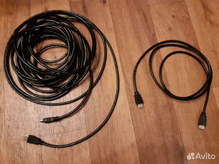 Кабель для соединения тв и пк hdmi 10 и 1,5 метра