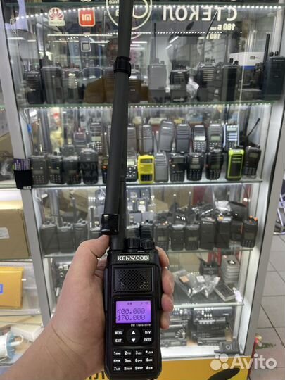 Рация kenwood th-f10 с азарт Антенной