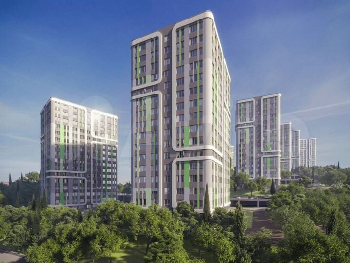 2-к. квартира, 56,3 м², 10/16 эт.