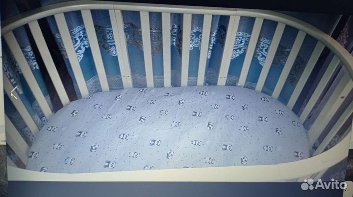 Детская кроватка 9в1 трансформер с маятником