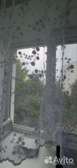 Тюль белая новая