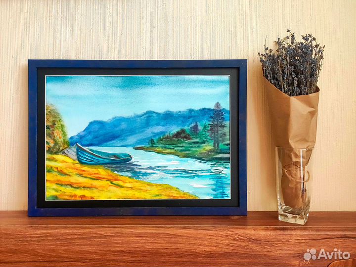 Картина Оригинал Акварель 30 х 40. Пейзаж