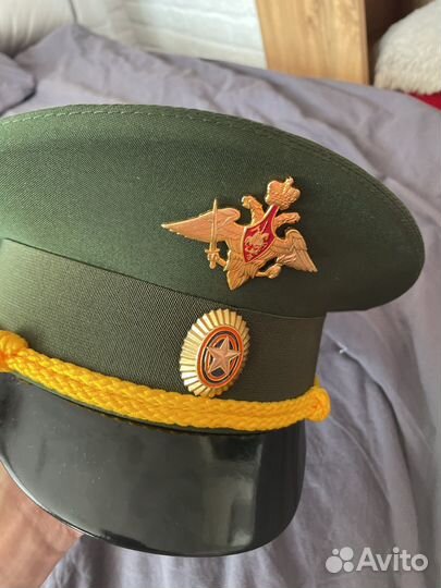 Фуражка офисная зеленая 57 размер