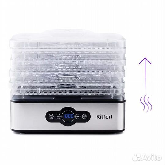 Сушилка для фруктов и овощей Kitfort KT-1914, черн