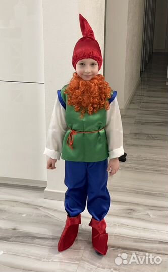 Карнавальный костюм для мальчика Гномик