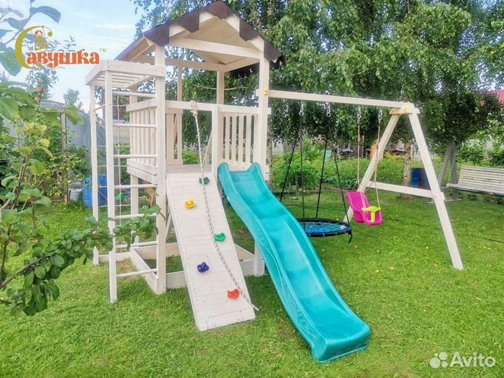 Детская площадка двое качелей Савушка Мастер 5