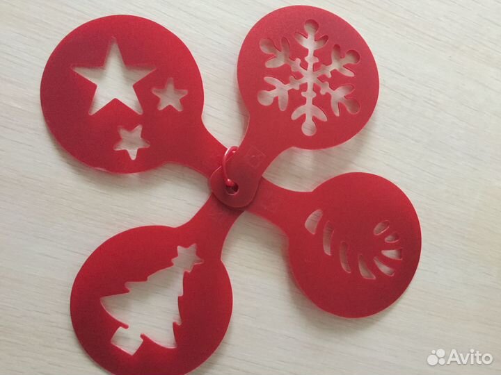 2 набора трафаретов для кофе и десертов