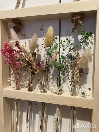 Рамка с сухоцветами