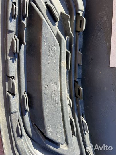 Диффузор на задний бампер audi q8