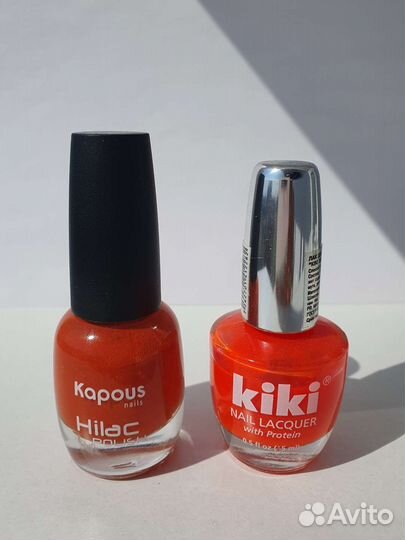 Лак для ногтей пакетом + жидкость для снятия лака