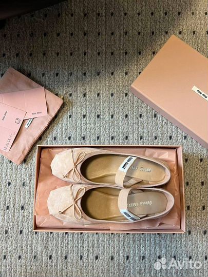 Балетки MIU MIU