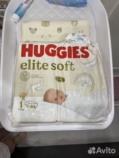 Подгузники huggies elite soft 1