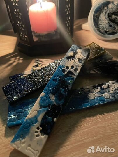 Шкатулки и закладки для книг из эпоксидной смолы