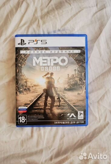 Игра Метро исход metro exodus для ps 5